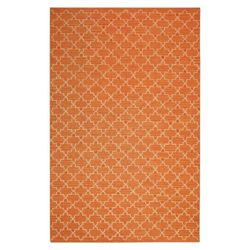 Chhatwal & Jonsson Nyt Geometrisk tæppe 180 x 272 cm Orange melange/of...