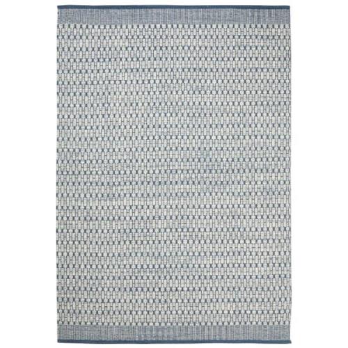 Chhatwal & Jonsson Mahi gulvtæppe 200x300 cm Off white/blå