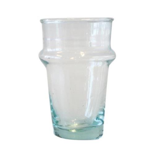 URBAN NATURE CULTURE Drikkeglas genanvendt glas stort Klar/Grøn