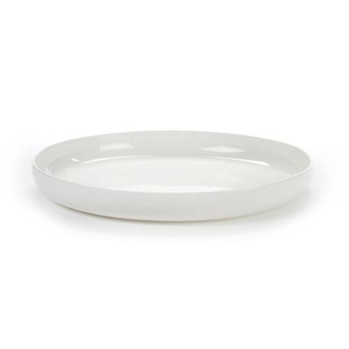 Serax Base tallerken med høj kant hvid 24 cm