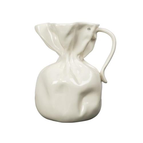 Byon Crumple vase Hvid