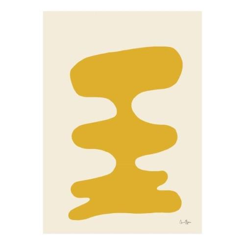 Paper Collective Soft Yellow plakat 50x70 cm