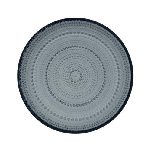 Iittala Kastehelmi tallerken, 24,8 cm Mørkegrå