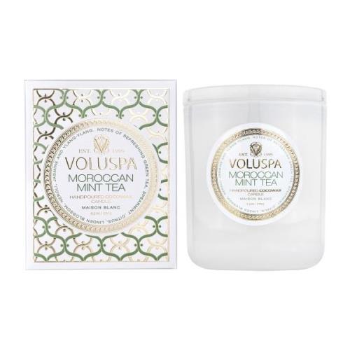 Voluspa Classic Maison Blanc duftlys 60 timer Moroccan Mint Tea
