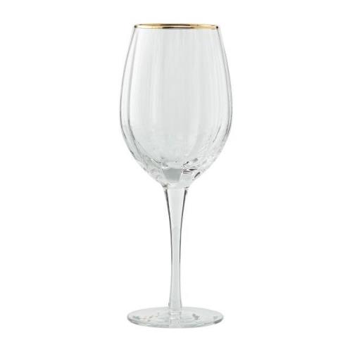 Lene Bjerre Claudine hvidvinsglas 45,5 cl Clear/Light gold
