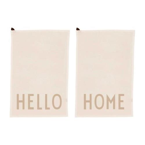 Design Letters Design Letters viskestykke favorit 2 dele Hello/Home/Of...