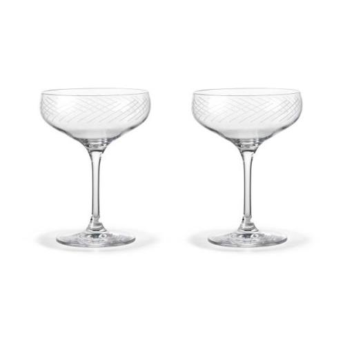 Holmegaard Cabernet Lines cocktailglas 29 cl 2-pak Klar