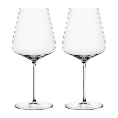 Spiegelau Definition Bordeaux rødvinsglas 75 cl 2-pak Klar