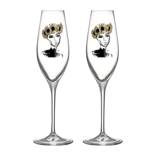 Kosta Boda All about you champagneglas 24 cl 2-pak Let's celebrate you