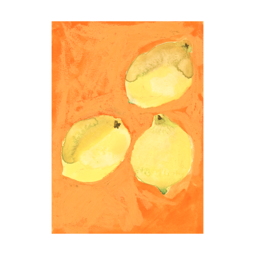 Paper Collective Lemons plakat 30x40 cm
