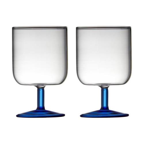 Lyngby Glas Torino vinglas 30 cl 2-pak Clear-blue