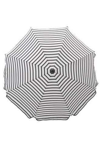 House Doctor Oktogon parasol 180 cm Sort-hvid