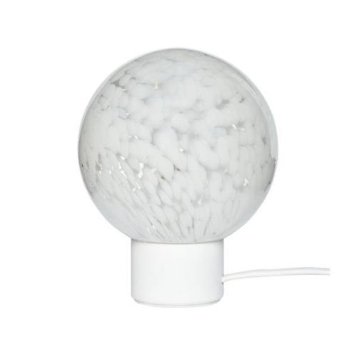 Hübsch Bordlampe Ø15 cm Metal-hvid