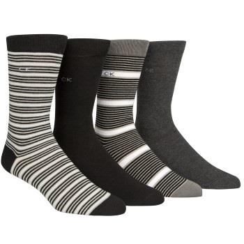 Calvin Klein 4-pak Kyler Striped Socks Gift Tin * Gratis Fragt *