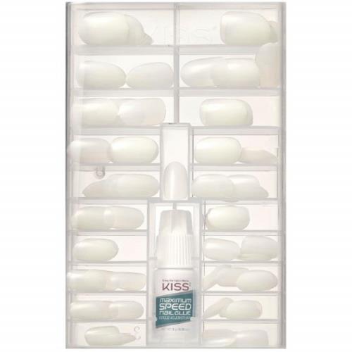 KISS 100 Nails (forskellige størrelser) - Størrelse: Active Oval