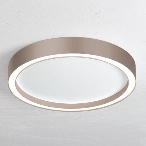 Bopp Aura LED-loftslampe Ø 55 cm hvid/taupe