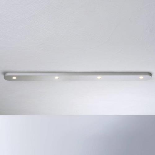 Bopp Close LED-loftslampe, fire lys, aluminium