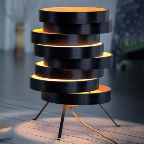 Cloq bordlampe med træskærm