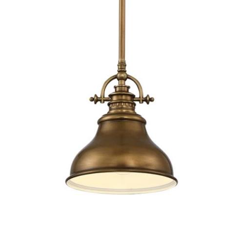 Emery hængelampe, 1 lyskilde, messing, Ø 20,3 cm