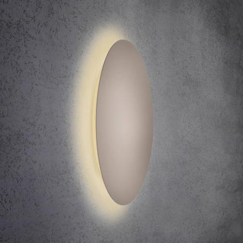 Escale Blade LED-væglampe, gråbrun, Ø 79 cm