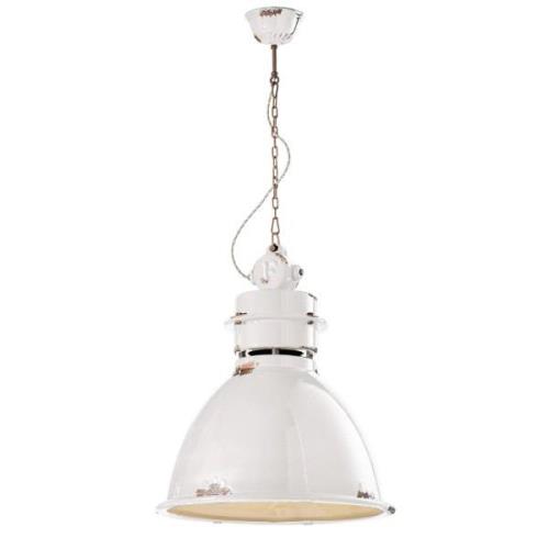 Hængelampe C1750 med keramikskærm, hvid
