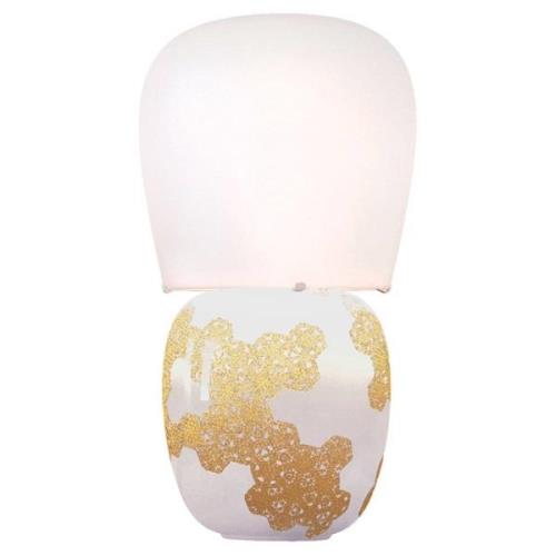 Kundalini Hive - bordlampe i keramik, hvid