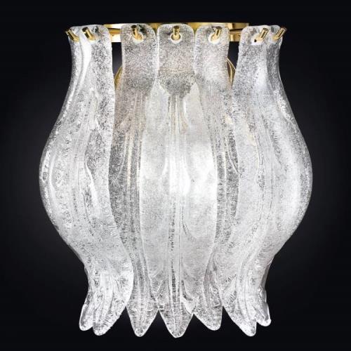 PETALI den elegante væglampe med Muranoglas