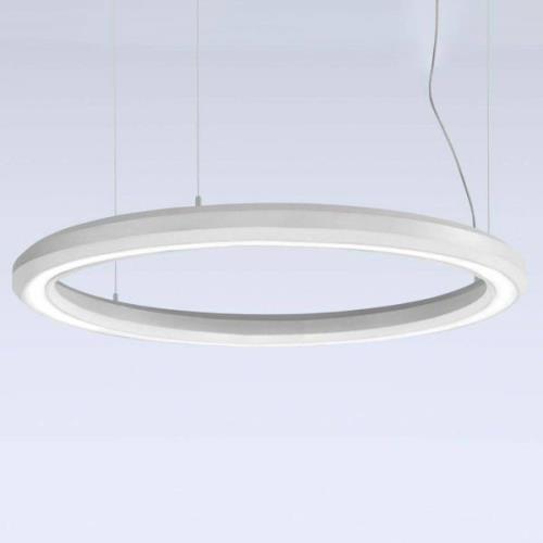 LED-pendel Materica bund Ø 90 cm hvid