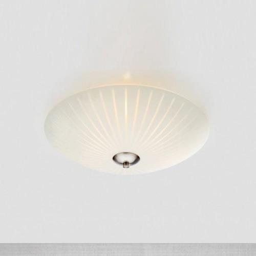 Cut glas-loftlampe, Ø 43 cm