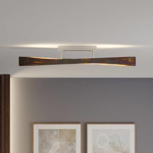 Quitani LED-loftslampe Lian, guldoxideret