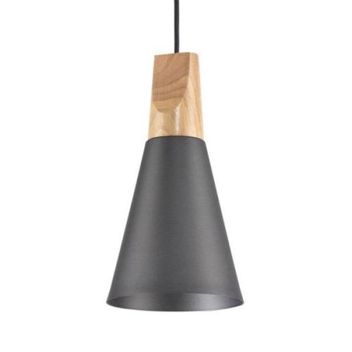 Bicones hængelampe i sort, Ø 14 cm