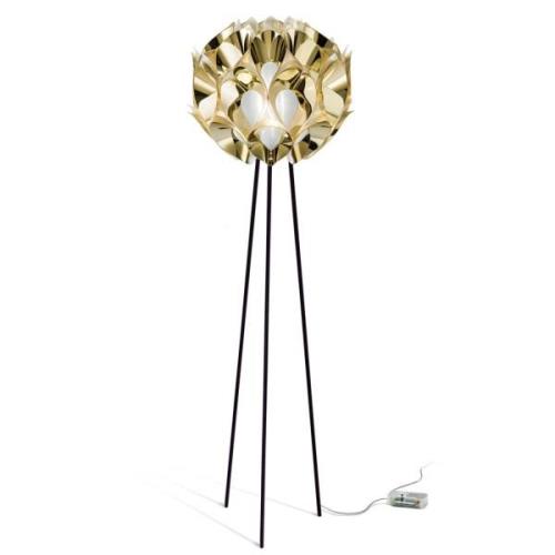 Slamp Flora - designer-gulvlampe, guld