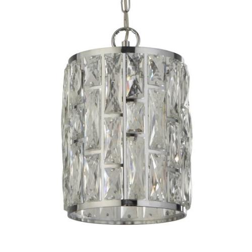 Bijou hængelampe, skærm med krystaller, Ø 22 cm