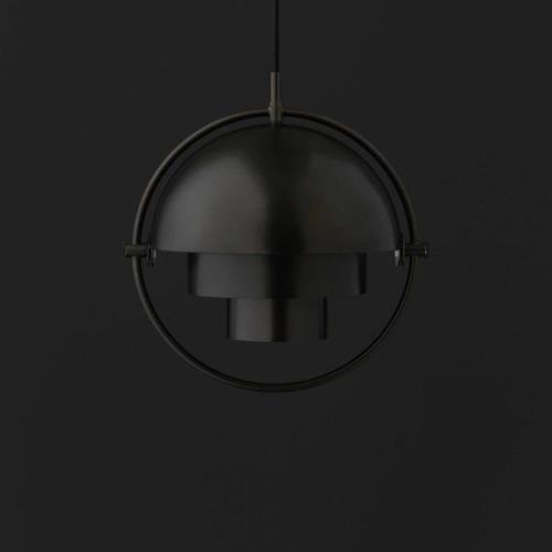 GUBI pendel Multi-Lite, Ø 36 cm, sort/sort