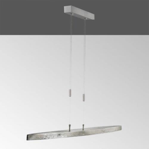 Colmar LED-hængelampe, CCT, nikkel, længde 106 cm