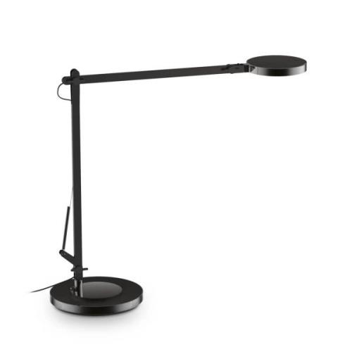 Ideal Lux Futura LED-skrivebordslampe, sort