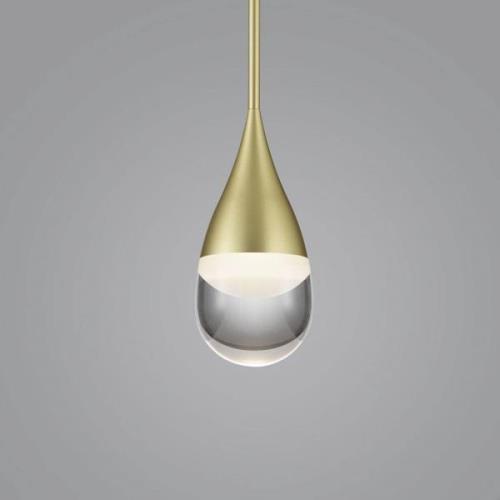 Helestra Deep LED-hængelampe, mat guld