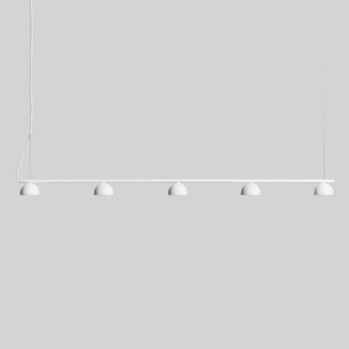 Northern Blush LED-hængelampe, 5 lk, hvid