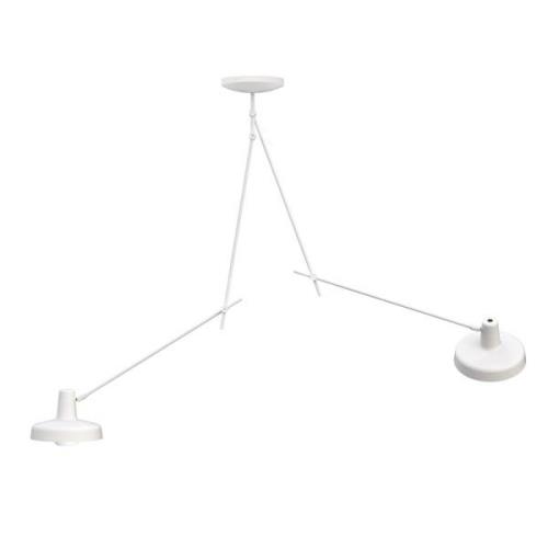 GRUPA Arigato loftslampe 2-lys 110 cm hvid