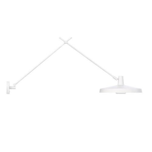 GRUPA Arigato væglampe 1-lys 140cm Ø45cm hvid