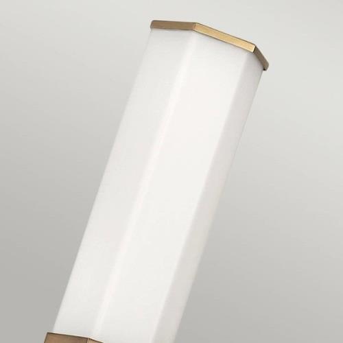 Facet Single LED-væglampe til bad 3.000 K, messing