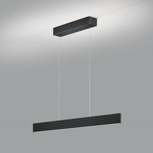 Fara LED-pendel, op/ned, længde 92 cm sort