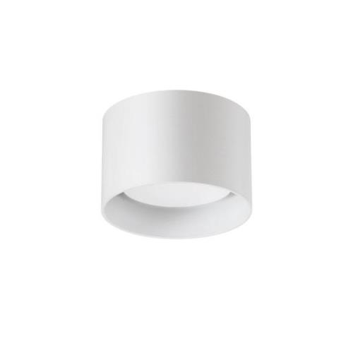 Ideal Lux downlight Spike Round, hvid, aluminium, Ø 10 cm