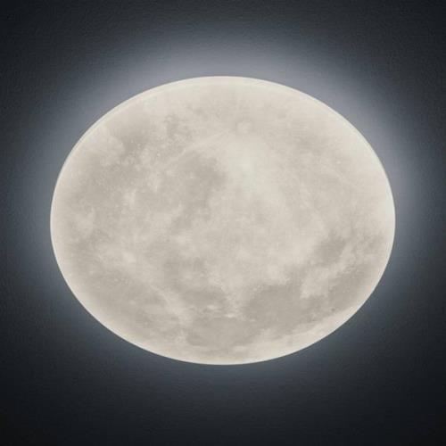 LED-loftlampe Lunar med fjernbetjening 40cm
