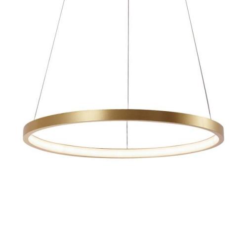 Circle LED-hængelampe gylden, Ø 39 cm