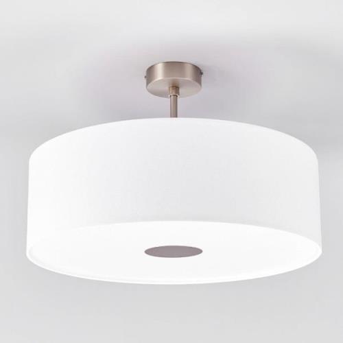 Quitani-loftslampe Gala, Ø 50 cm, chintz-hvid