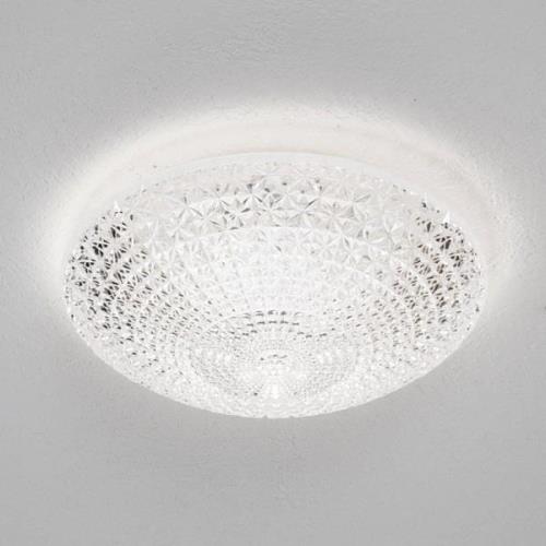 LED-loftlampe Kuma med form som en halvskål