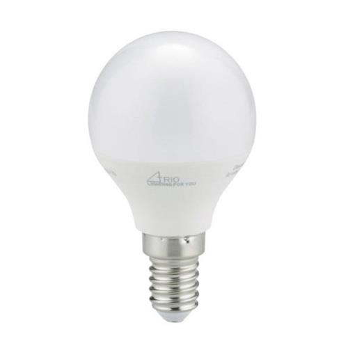 E14 3,5 W LED dråbepære, varmhvid, opal