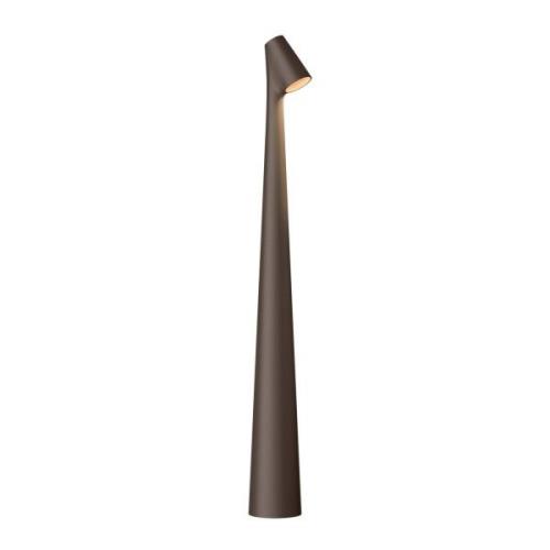 Vibia Africa LED-bordlampe højde 45 cm mørkebrun