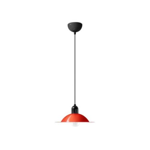 Stilnovo Lampiatta LED-hængelampe, Ø 28 cm, koralrød